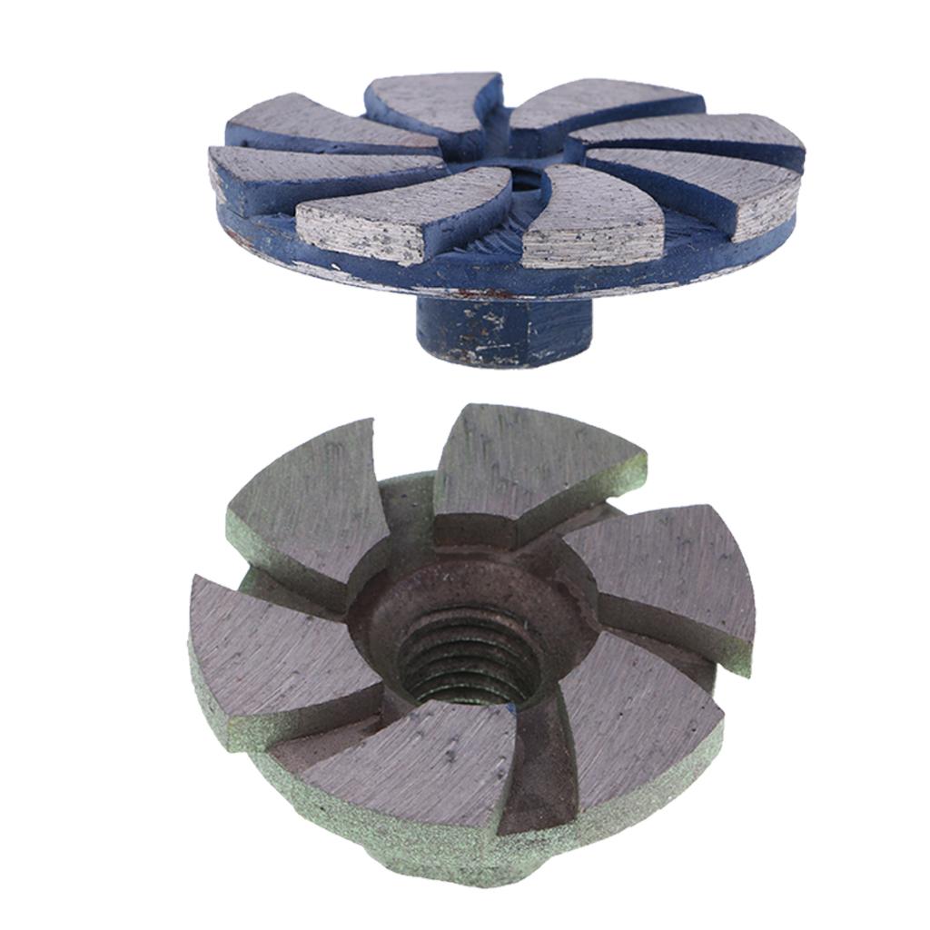 2 Pcs Diamond Grinding Cup Wheel Cutting Disc Grinder Concrete Stone 35/56mm