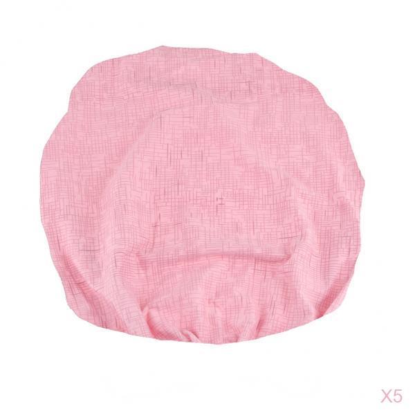 5pcs Universal Spandex Stretch Office Swivel Chair Seat Slipcover Pink