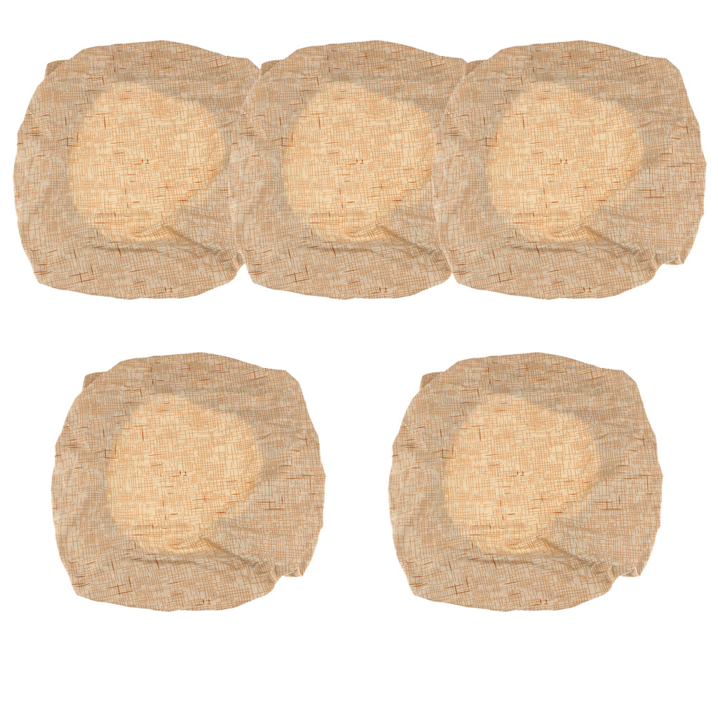 5pcs Universal Spandex Stretch Office Swivel Chair Seat Slipcover Khaki