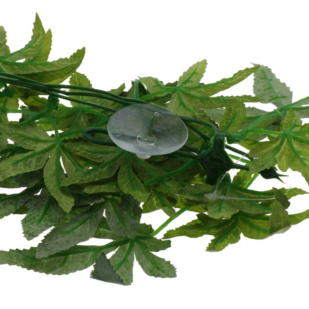 2Pcs Bendable Reptiles Vine Jungle Climber Vines Artificial Decor 50CM