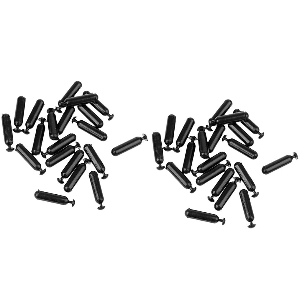 40pcs Fishing Lure Rattles Insert Tube Rattle Shake Attract Fly Sound Bar