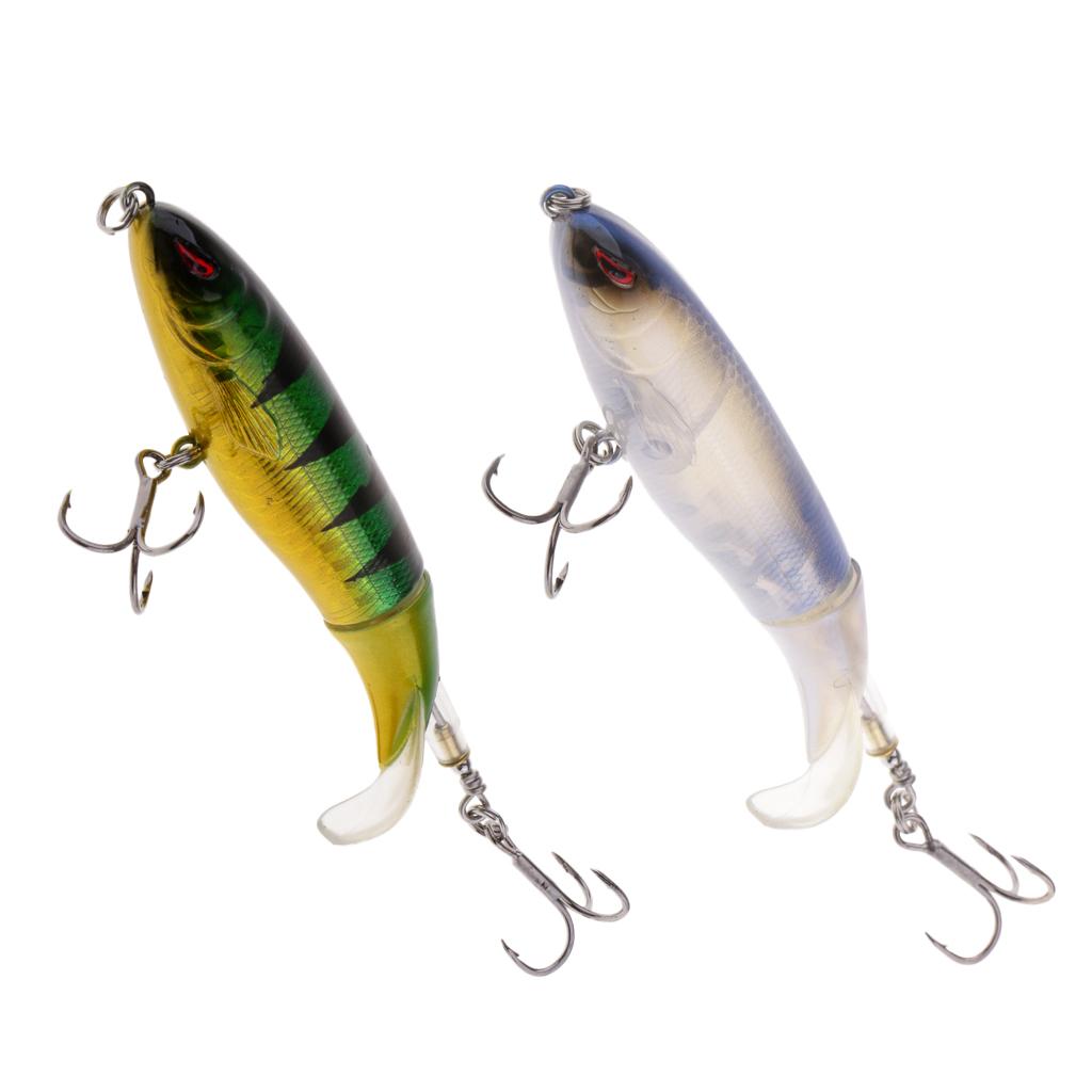 2pcs Fishing Lures Topwater Floating Hard Bait 10cm 13.2g