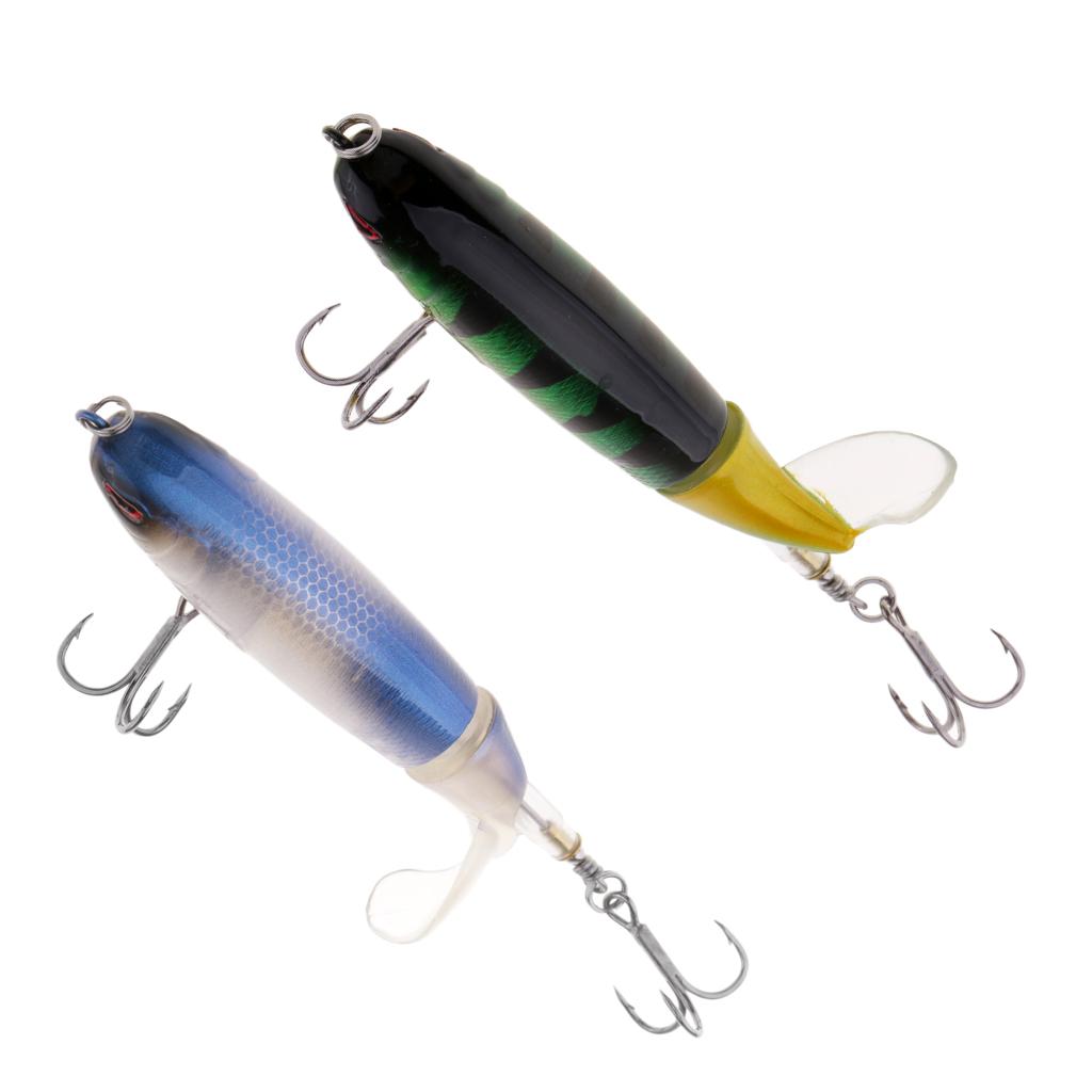 2pcs Fishing Lures Topwater Floating Hard Bait 10cm 13.2g