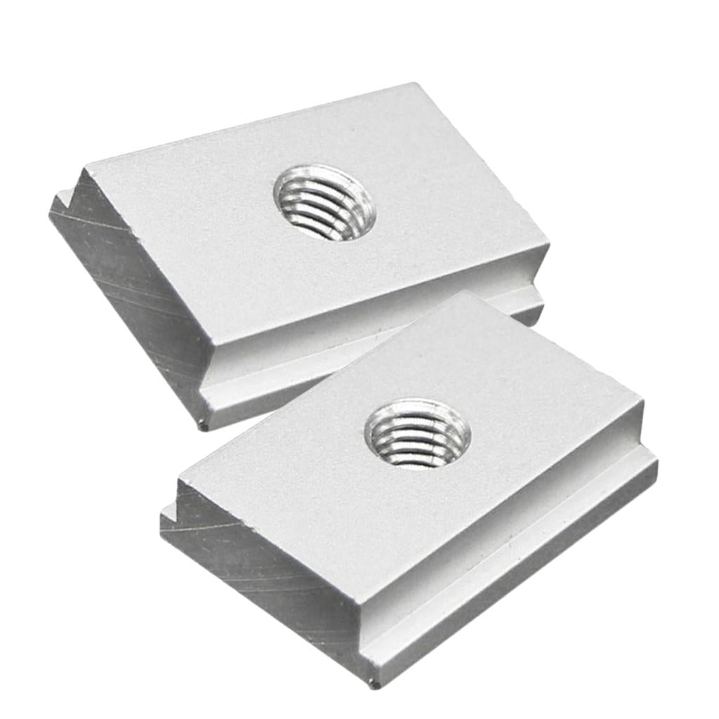 2x M8 T-Slider for T-slot for Various Woodworking Jigs Aluminum Alloy