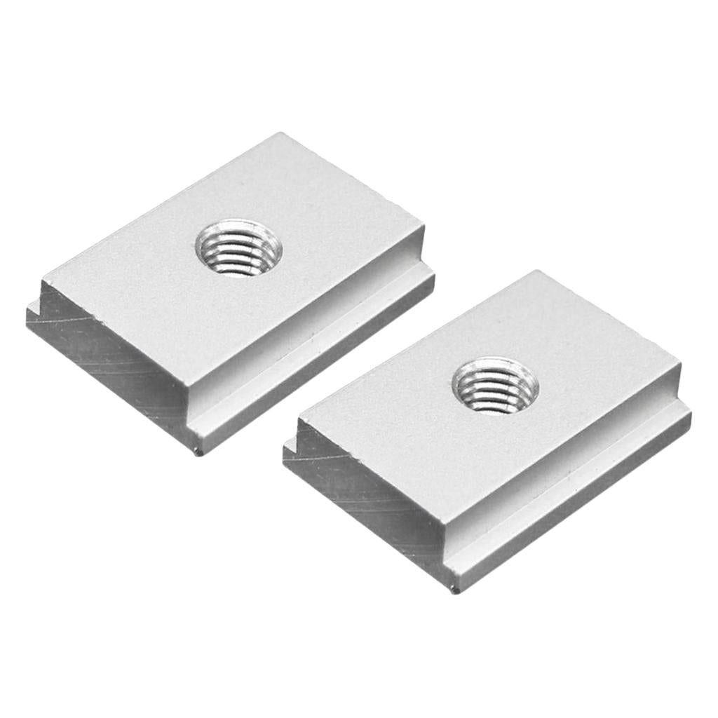 2x M8 T-Slider for T-slot for Various Woodworking Jigs Aluminum Alloy