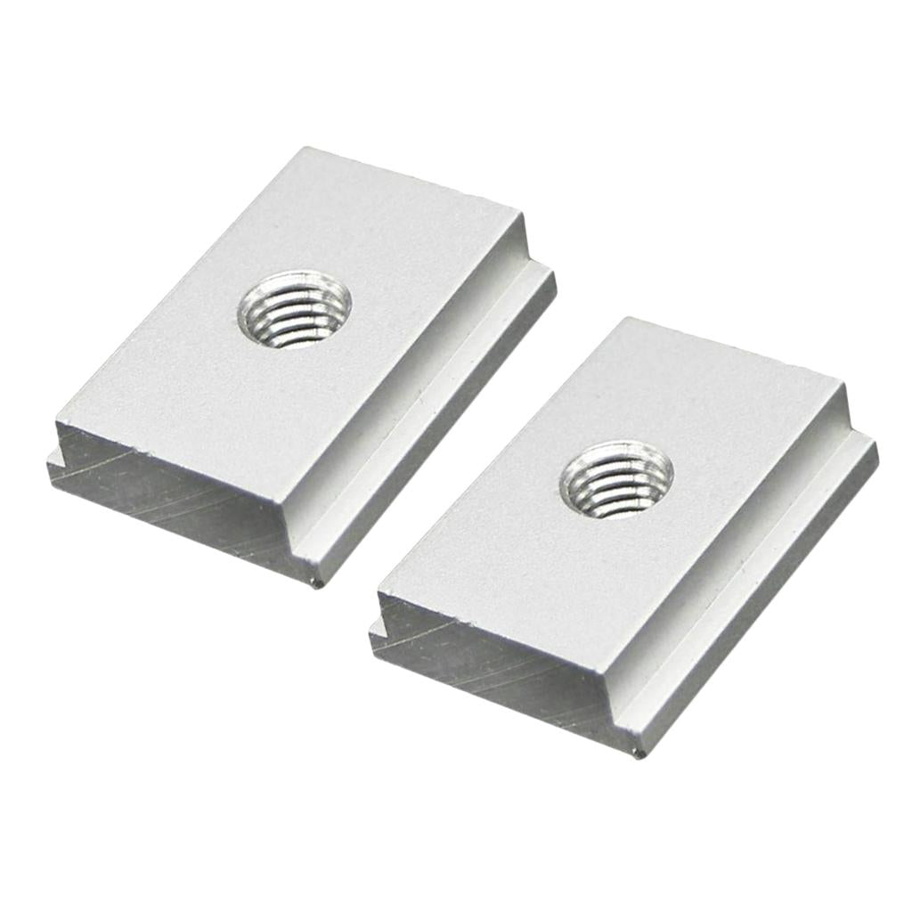 2x M8 T-Slider for T-slot for Various Woodworking Jigs Aluminum Alloy