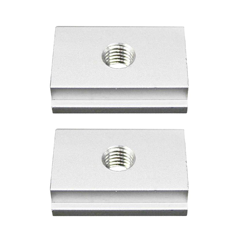 2x M8 T-Slider for T-slot for Various Woodworking Jigs Aluminum Alloy