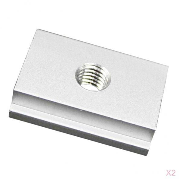 2x M8 T-Slider for T-slot for Various Woodworking Jigs Aluminum Alloy