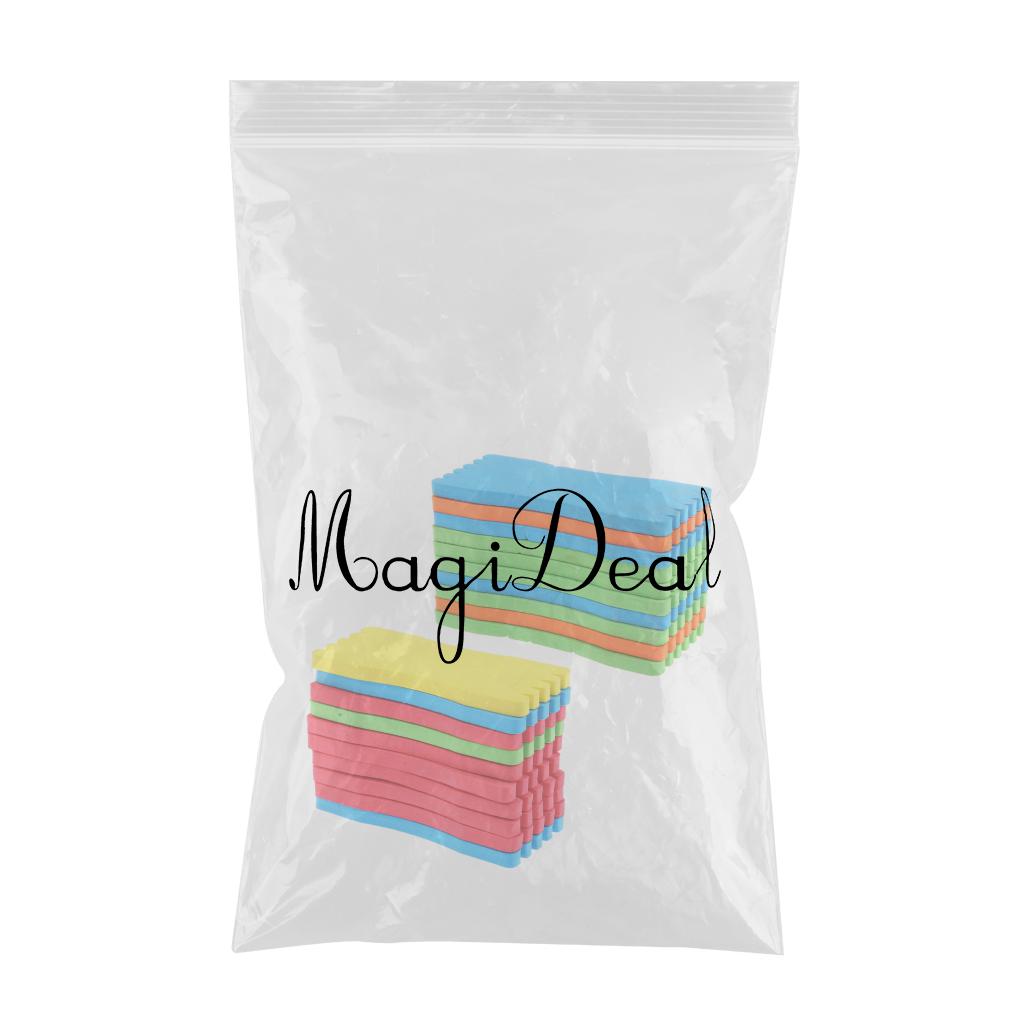 20pcs Foam Fishing Line Board Fishing Winding Board Wrapped Wire Spool Board