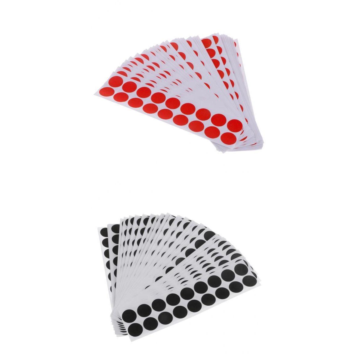 1800pcs Shooting Adhesive Targets Stickers Round Pasters Cover-up Patches