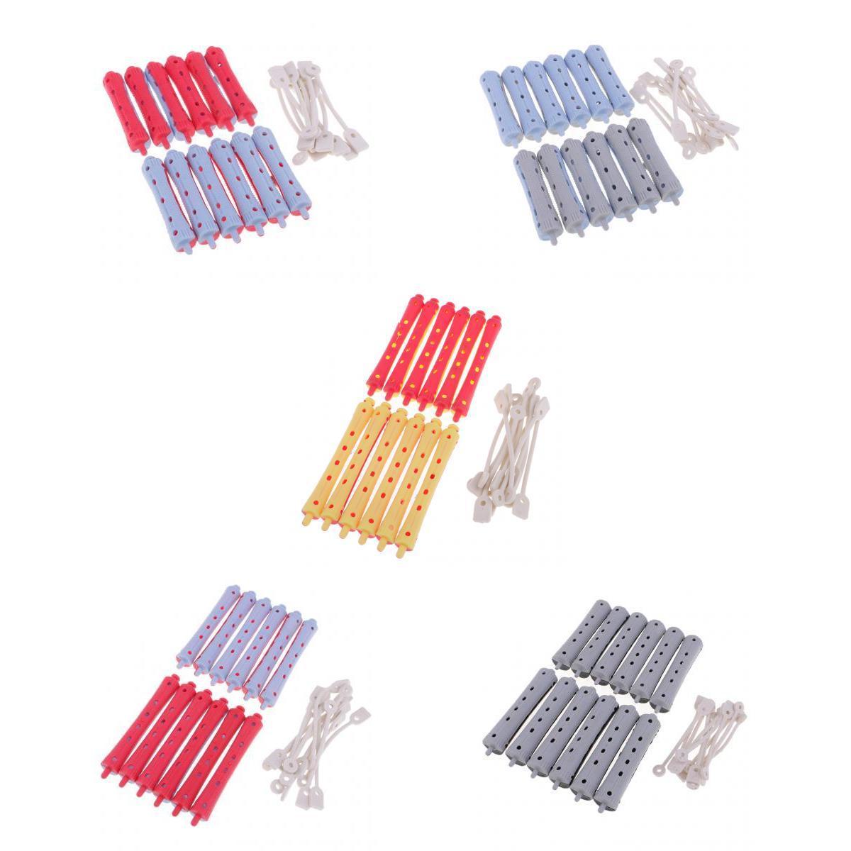 60x Hair Curler Clamps Hairdreser Perm Rods Hair Styling DIY Tool