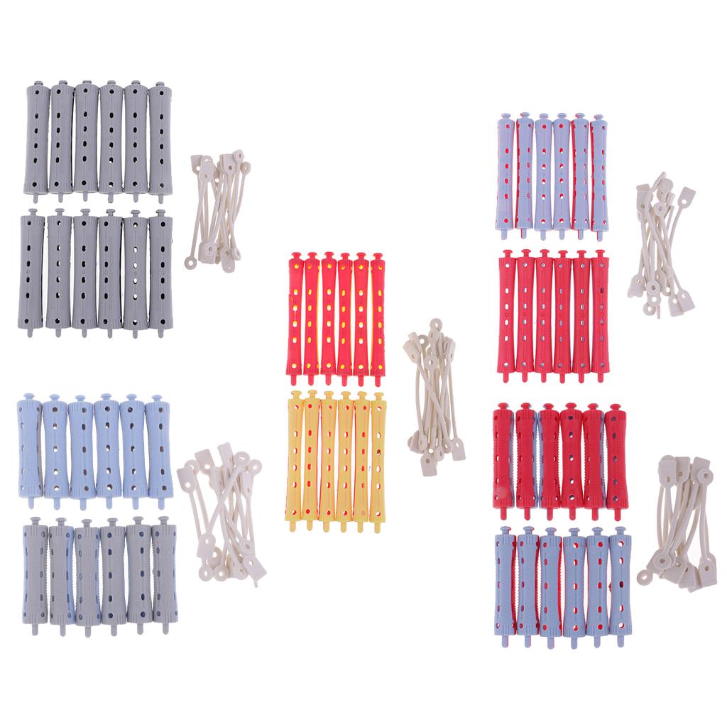 60x Hair Curler Clamps Hairdreser Perm Rods Hair Styling DIY Tool