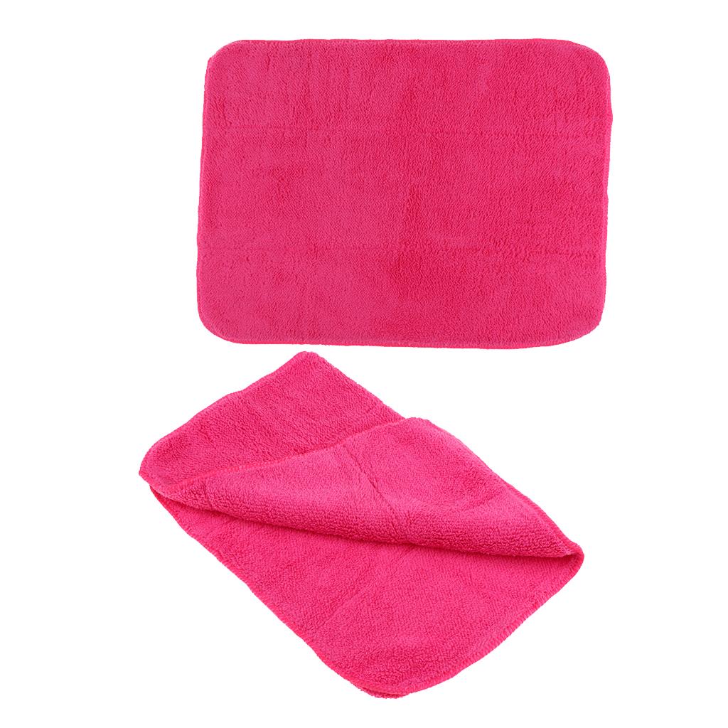 2pcs Skate Cover Wipe Care Cleaning Cloth Quick Drying Cleaner Towel Pink