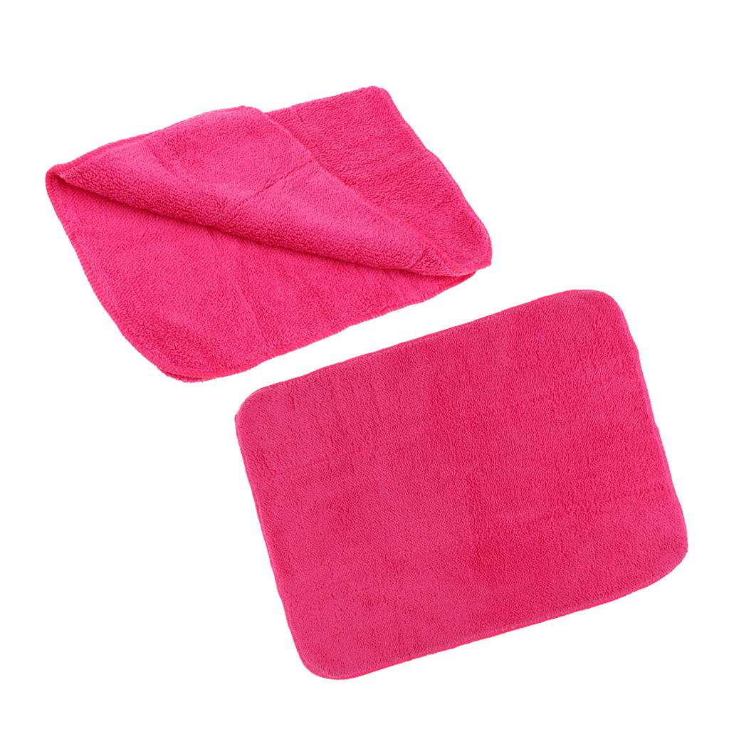 2pcs Skate Cover Wipe Care Cleaning Cloth Quick Drying Cleaner Towel Pink