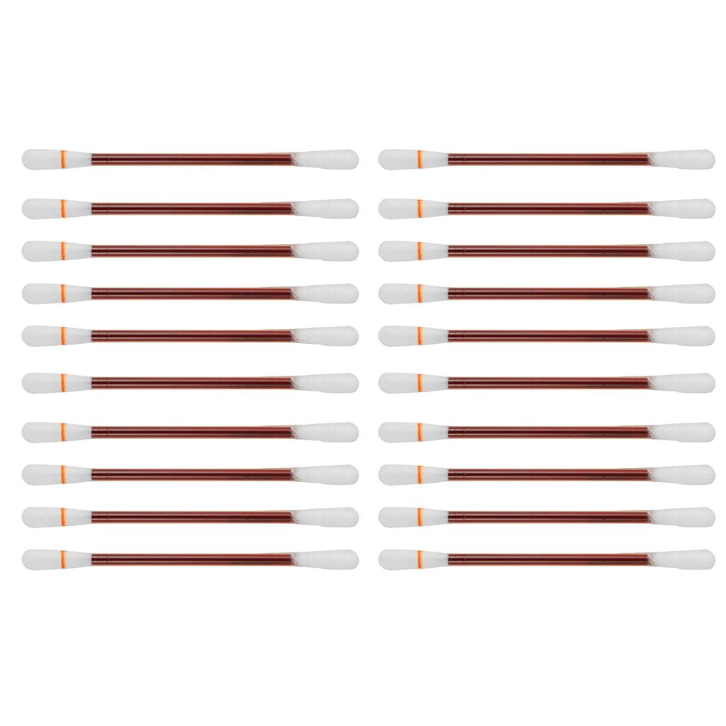 20 Pieces Double Ended Iodophor Cotton Swabs Applicators Plastic Sticks Set