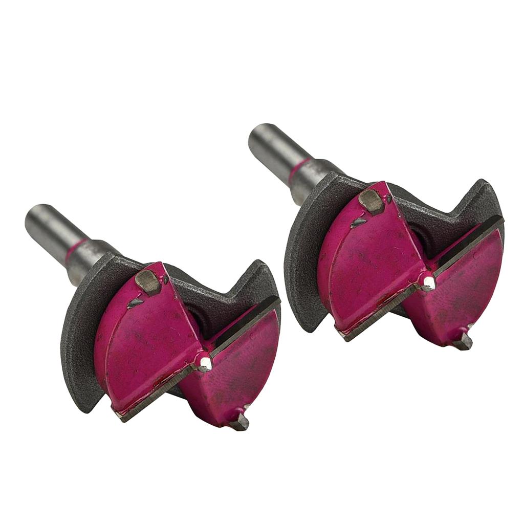 2x 35MM Carbide Tipped Hinge Cutter Special Design Boring Drill Wood Tool