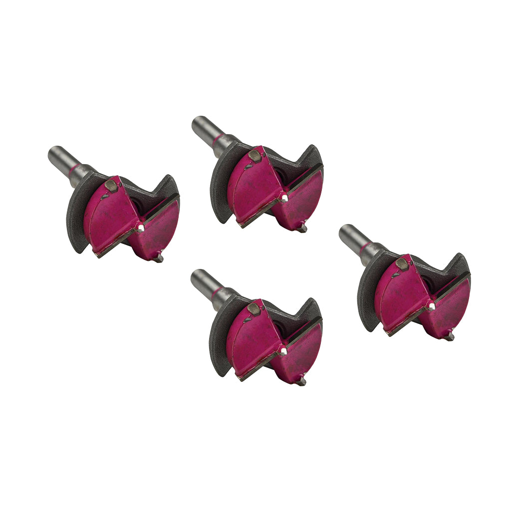 4x 35MM Carbide Tipped Hinge Cutter Special Design Boring Drill Wood Tool