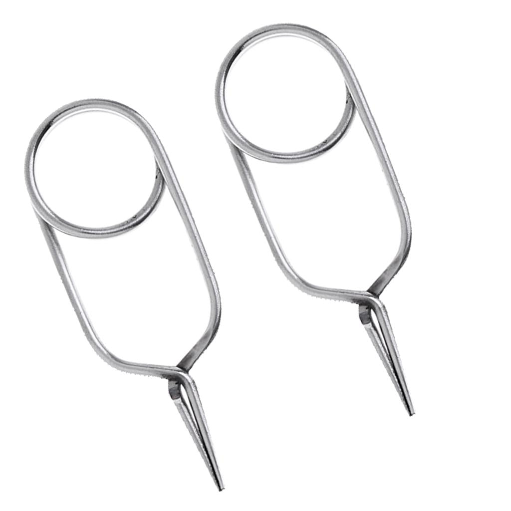 2 Pieces Fly Tying Hackle Pliers, Designed For Fly Fishing Enthusiast Tackle