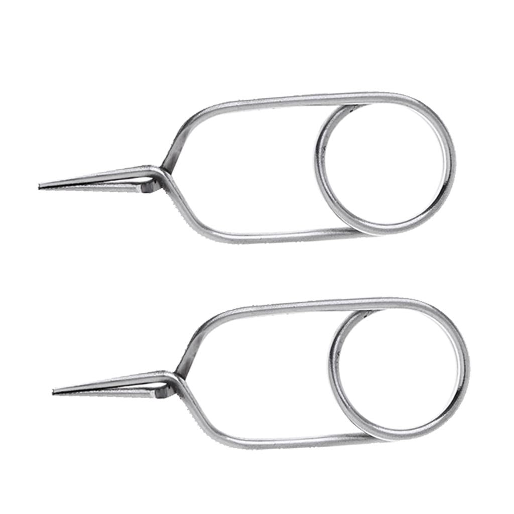 2 Pieces Fly Tying Hackle Pliers, Designed For Fly Fishing Enthusiast Tackle