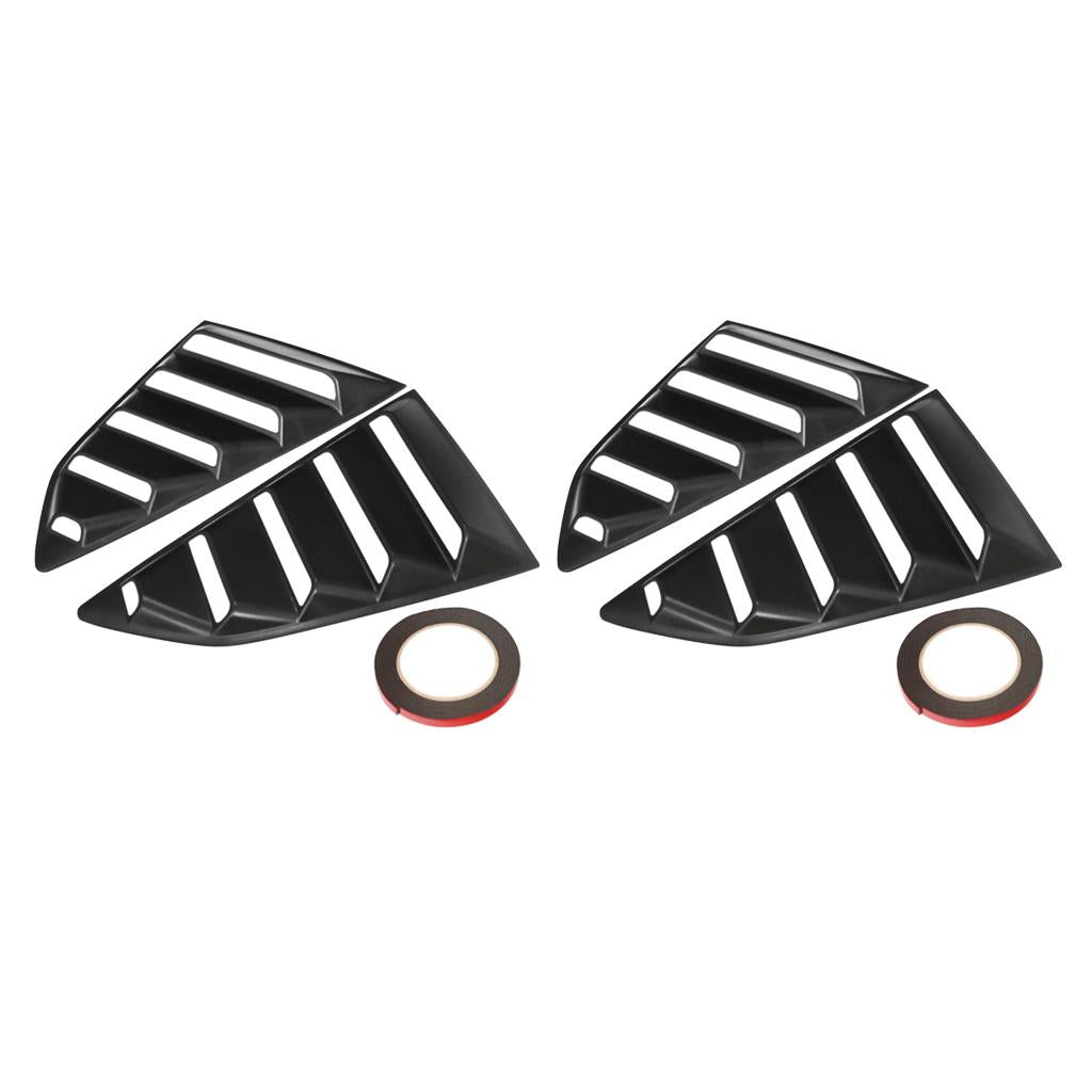 2X Car Side Window Louvers Trim Intake Grille Decoration for Camaro