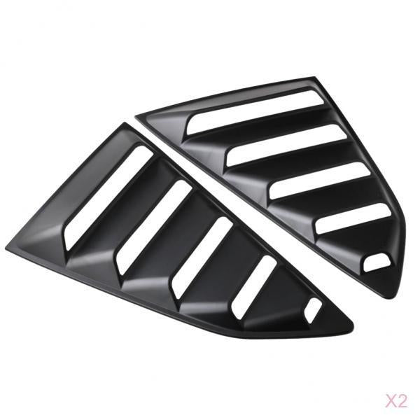 2X Car Side Window Louvers Trim Intake Grille Decoration for Camaro