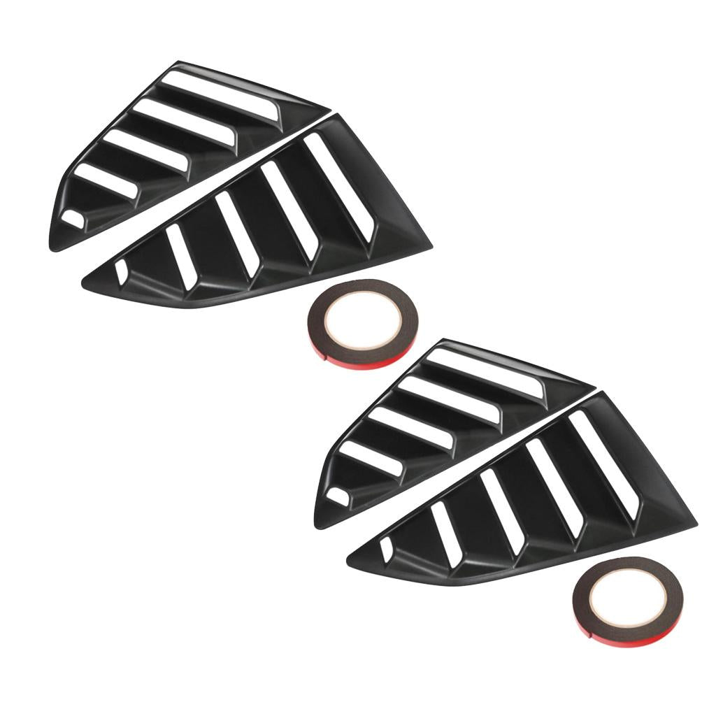 2X Car Side Window Louvers Trim Intake Grille Decoration for Camaro