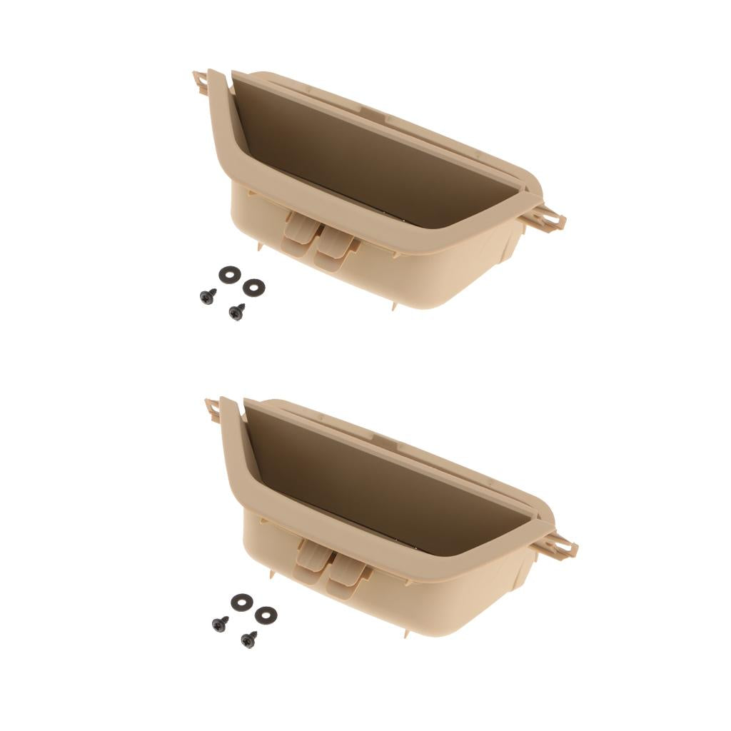 2Pcs Front Left Door Inner Handle Pull Trim for F25 X3 X4 F26 11-17