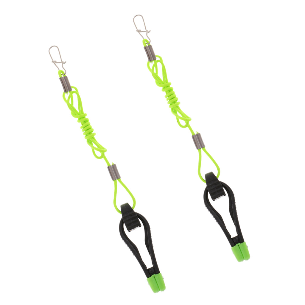 2pcs Power Grip Plus Line Release Clip, 17-Inch Leader with Leader J009-2