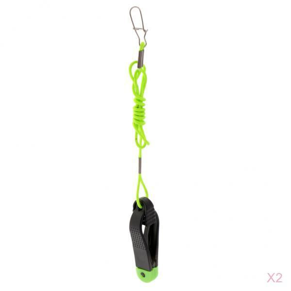 2pcs Power Grip Plus Line Release Clip, 17-Inch Leader with Leader J009-2