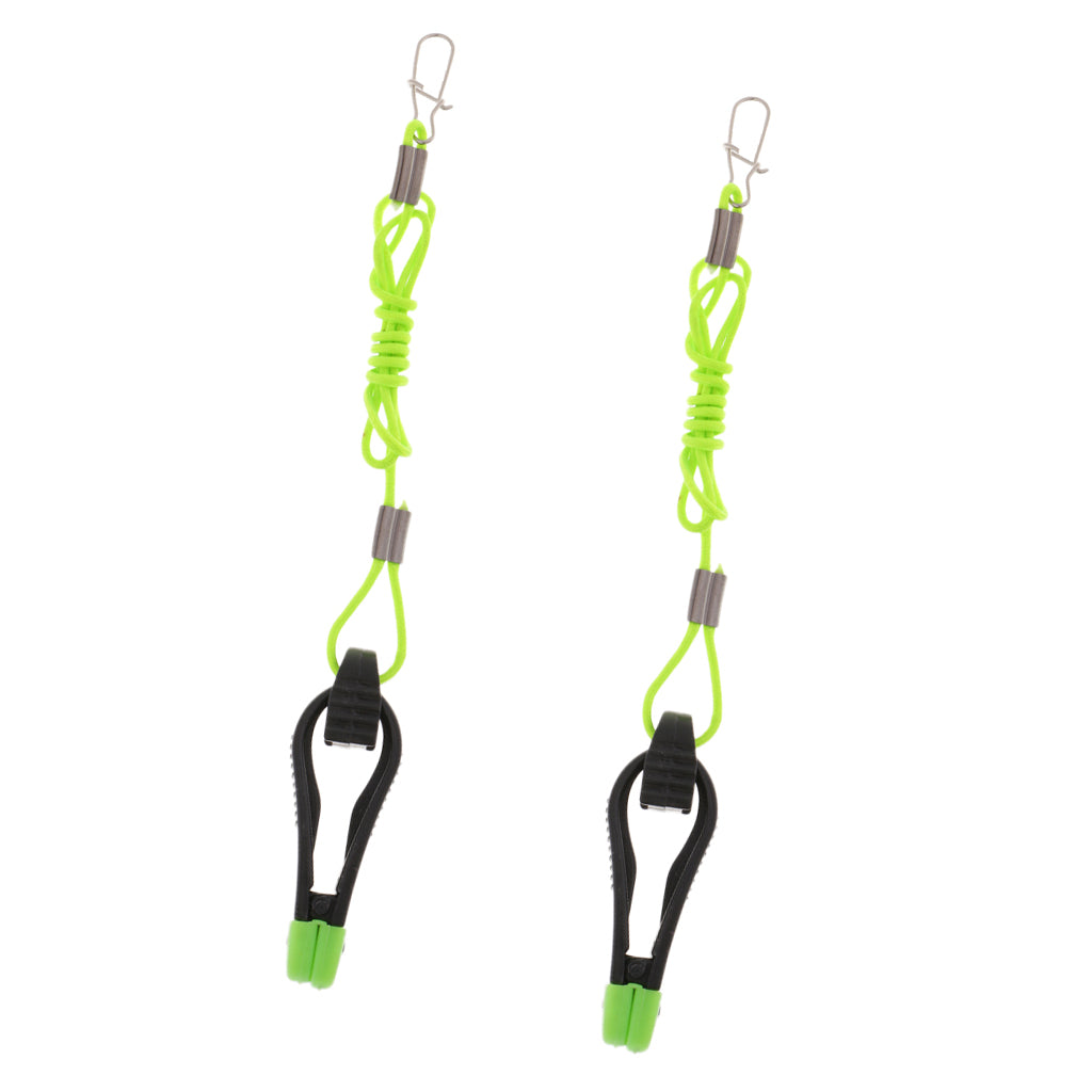 2pcs Power Grip Plus Line Release Clip, 17-Inch Leader with Leader J009-2