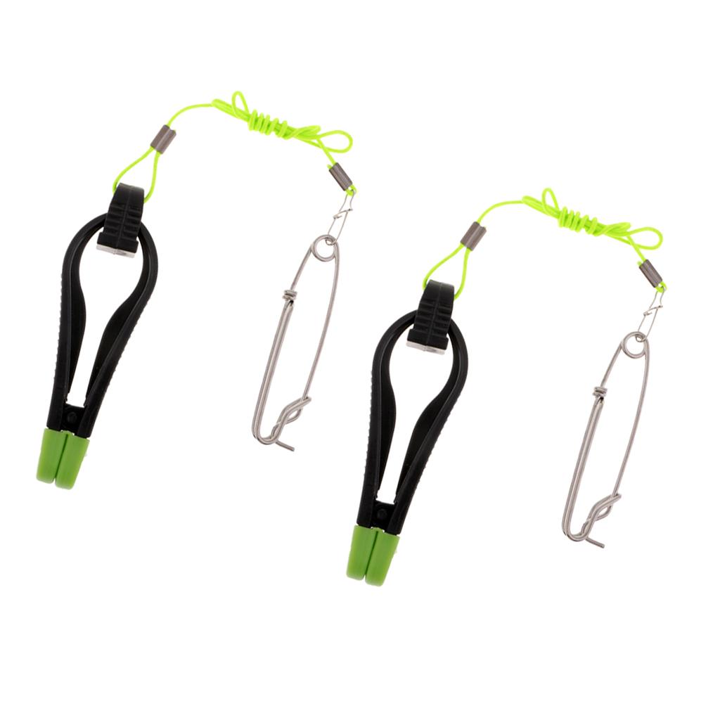 2pcs Power Grip Plus Line Release Clip, 17-Inch Leader with Snap J008-3