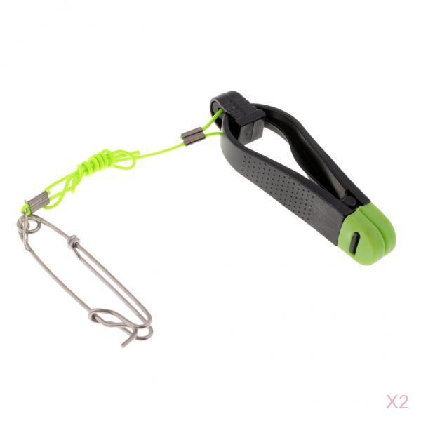 2pcs Power Grip Plus Line Release Clip, 17-Inch Leader with Snap J008-3