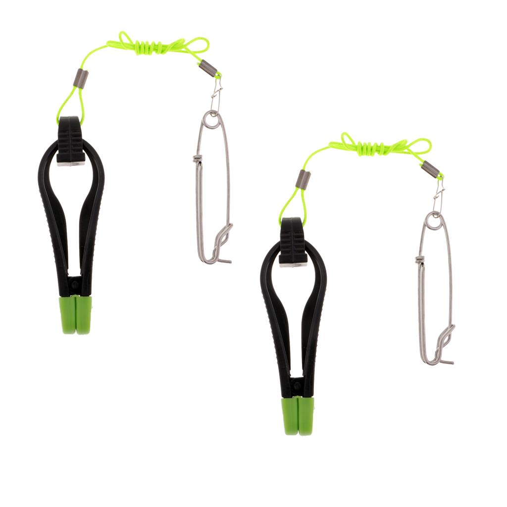 2pcs Power Grip Plus Line Release Clip, 17-Inch Leader with Snap J008-3