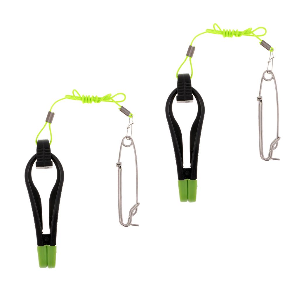 2pcs Power Grip Plus Line Release Clip, 17-Inch Leader with Snap J008-3