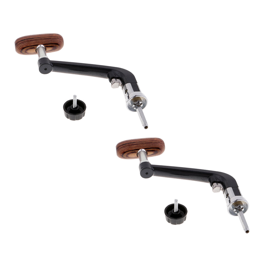 2pcs Fishing Reel Handle with Knob Folding Rocker for 5000-6000