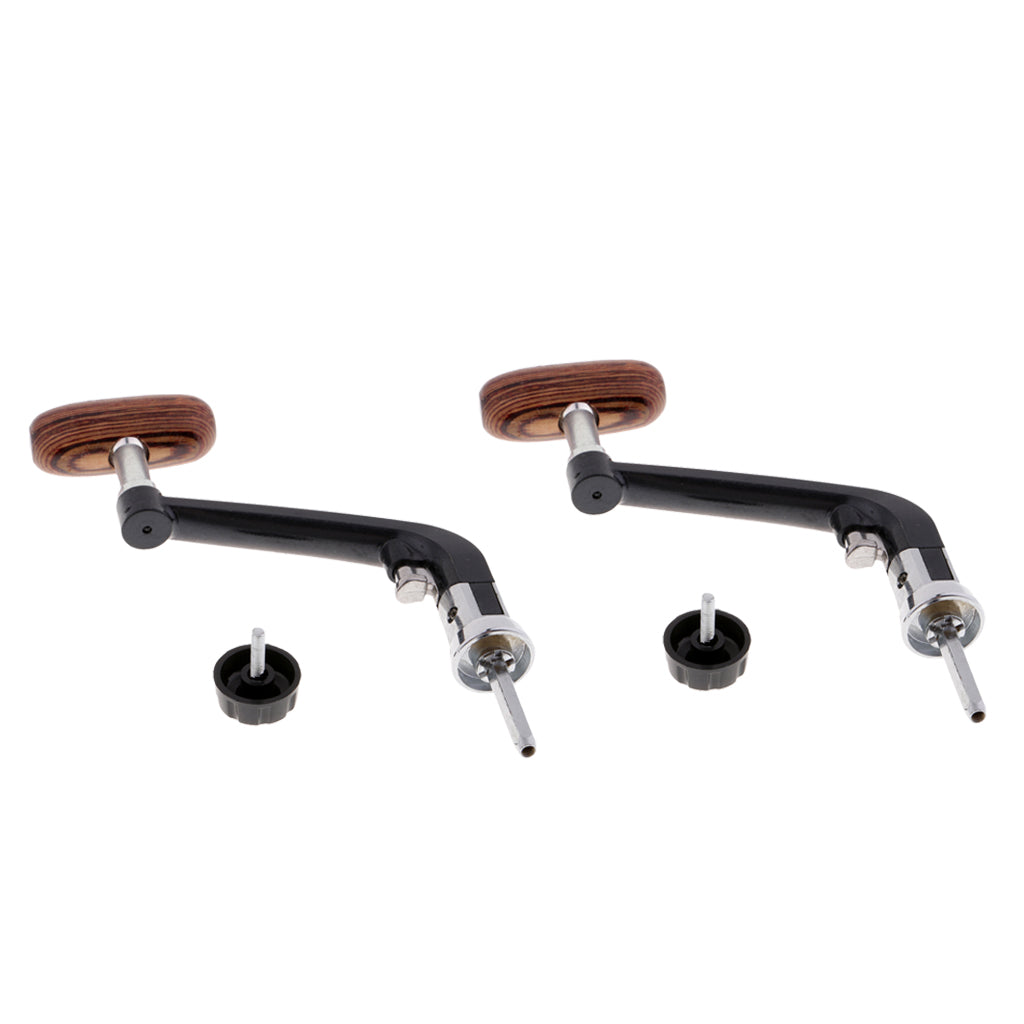 2pcs Fishing Reel Handle with Knob Folding Rocker for 5000-6000