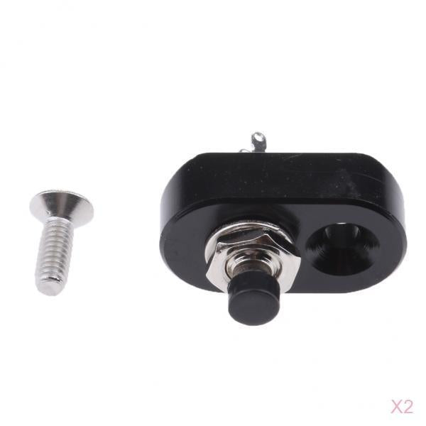 2pcs Motorcycle Headlight Spotlight Overtaking Start Horn Handlebar Switch