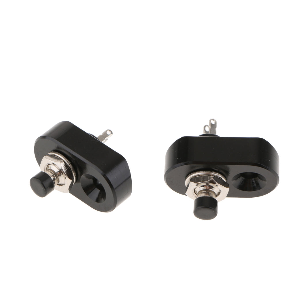 2pcs Motorcycle Headlight Spotlight Overtaking Start Horn Handlebar Switch
