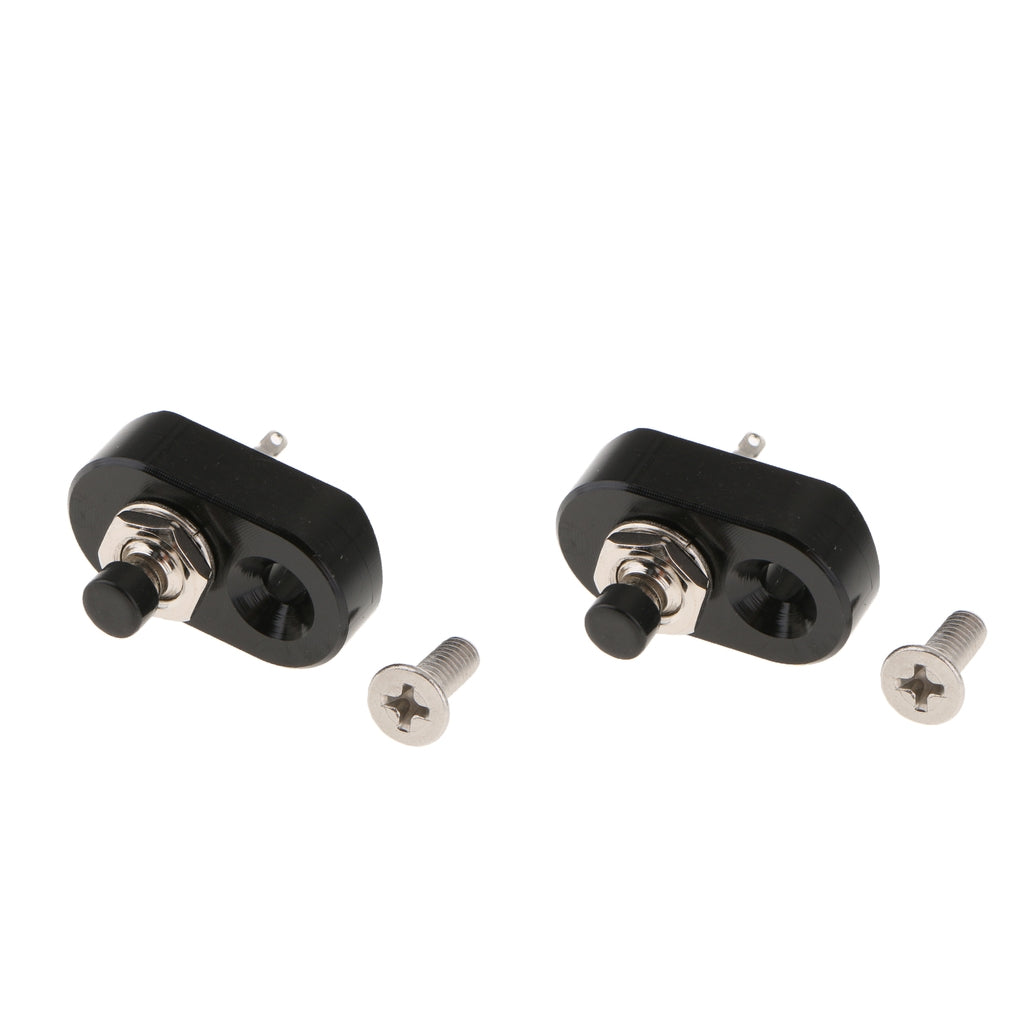 2pcs Motorcycle Headlight Spotlight Overtaking Start Horn Handlebar Switch