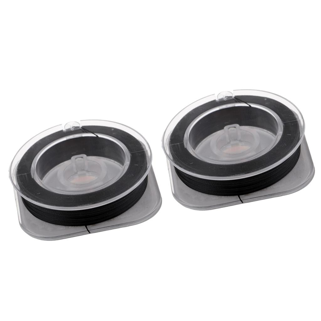 2pcs 50m Fishing Rod Guide Ring Wrapping Line Rod Building Wrapping Thread