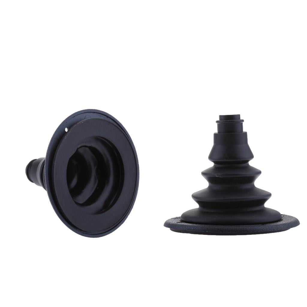 2 x 120mm 4.72'' Rigging and Cable Boot for Boats - Rigging Hole Cover Black