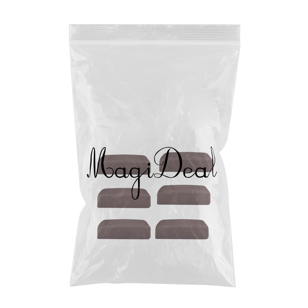 6Pcs Sofa Futon Seat Cushion Cover Couch Slipcover Protector Dark Brown _ S
