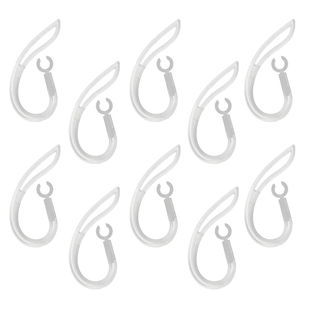 10X Silicone Earhook Ear Hook Loop Earloop Clip For Bluetooth Headset 6.0mm