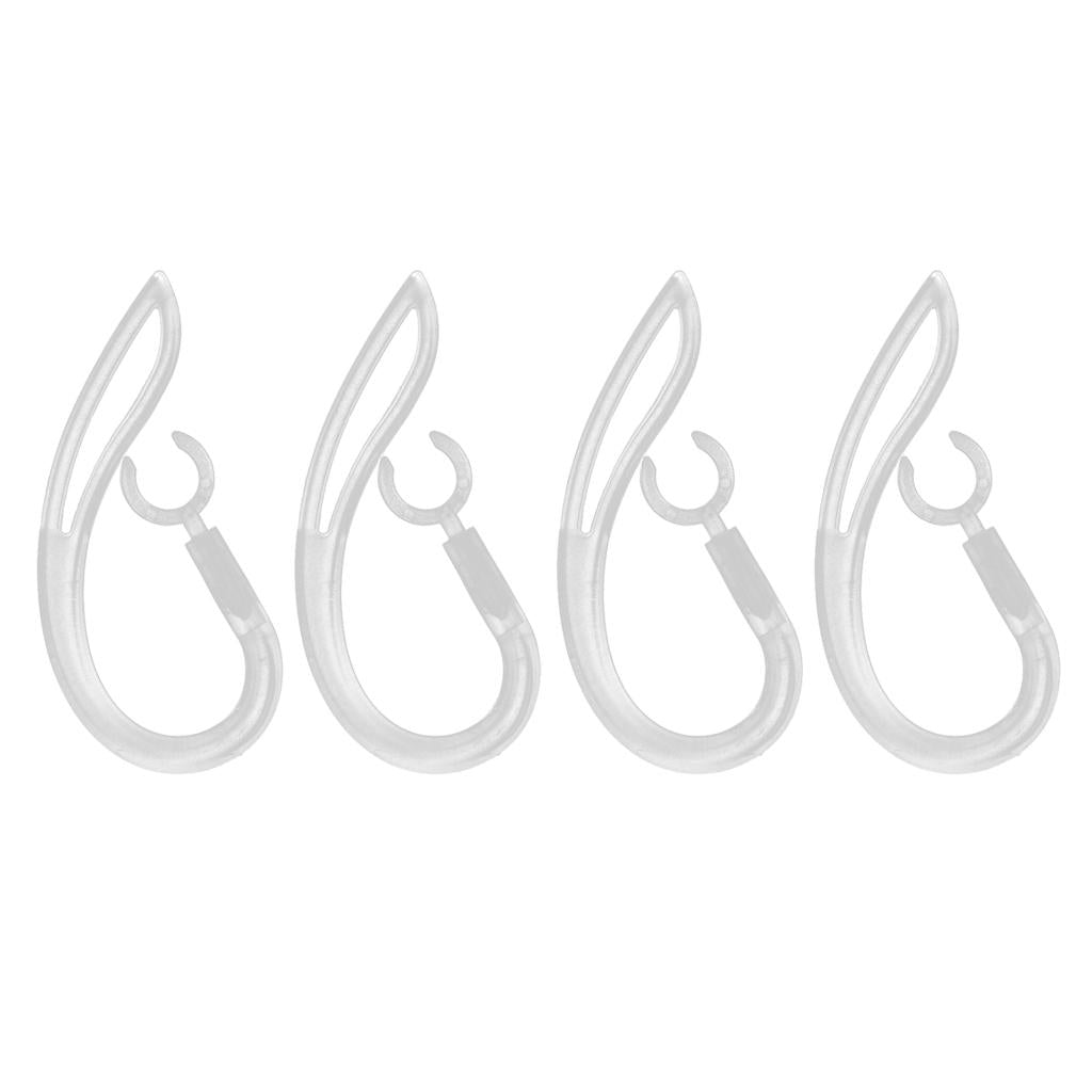 4X Silicone Earhook Ear Hook Loop Earloop Clip For Bluetooth Headset 8.0mm