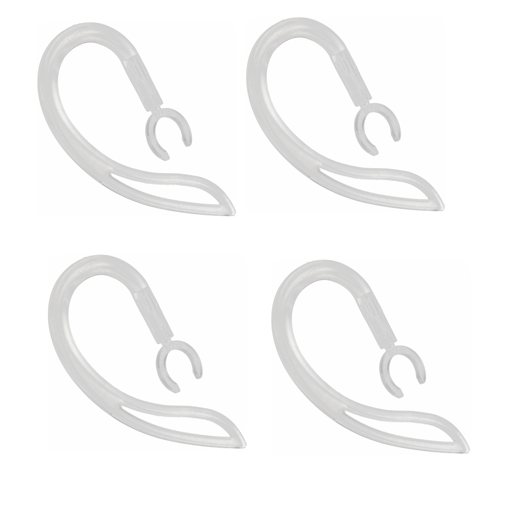 4X Silicone Earhook Ear Hook Loop Earloop Clip For Bluetooth Headset 9.0mm