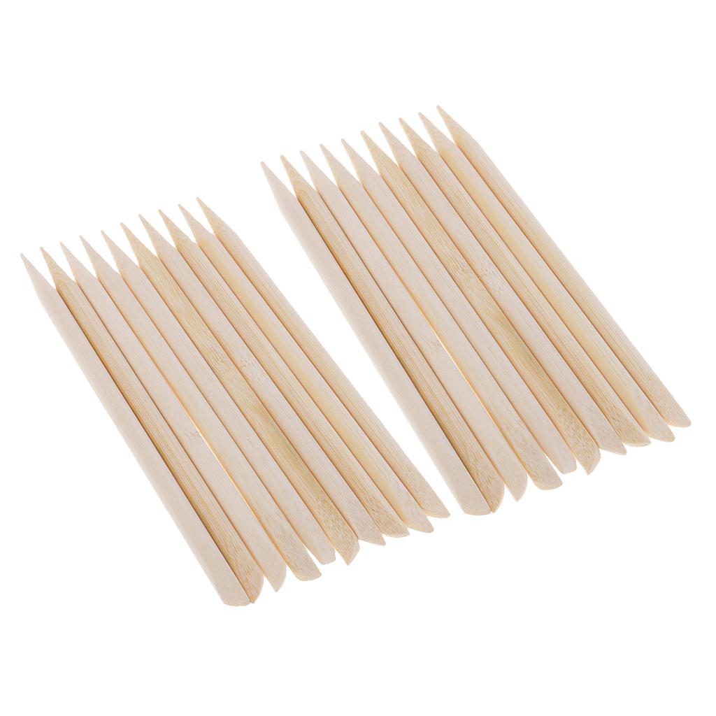 20 Pcs Multi-Purpose Wooden Stylus Scratchers for Kids Scratch Art Surfaces