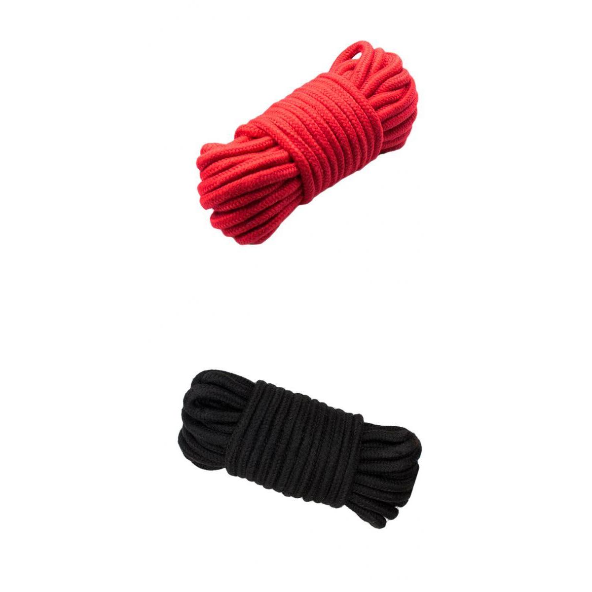 2x All-Purpose Soft Cotton Rope - 65 Feet Length, 1/4 Inch Diameter 20m