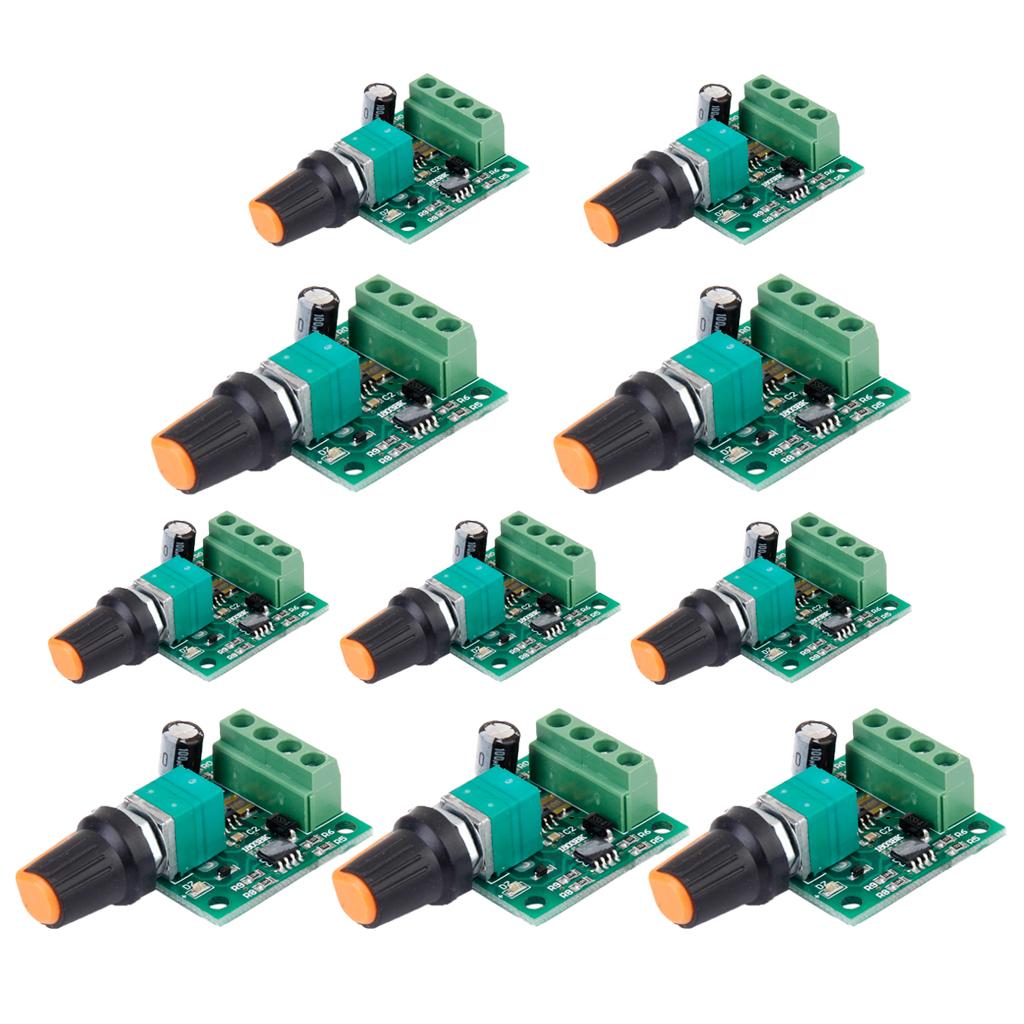 5pcs DC 3V-35V 5A +5pcs DC 1.8V-12V 2A Motor PWM Speed Controller LED Dimmer