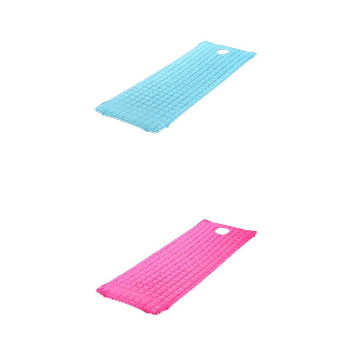 2pc Beauty Salon Massage Bed Mattress with Face Hole Rose Red+Blue
