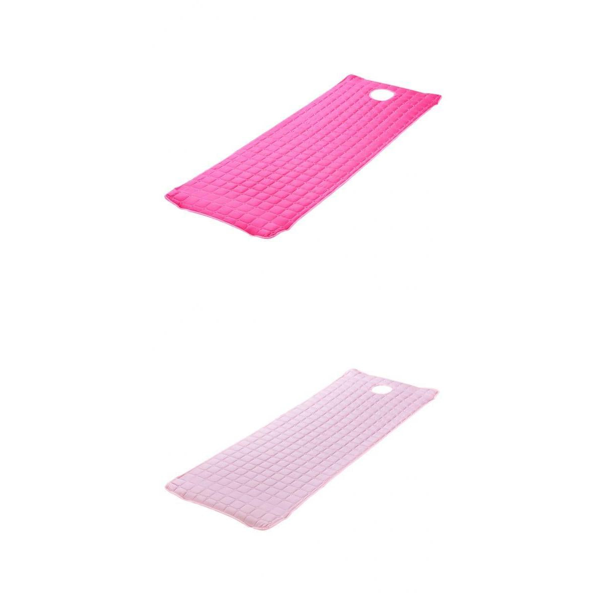 2pc Beauty Salon Massage Bed Mattress with Face Hole Rose Red+Pink